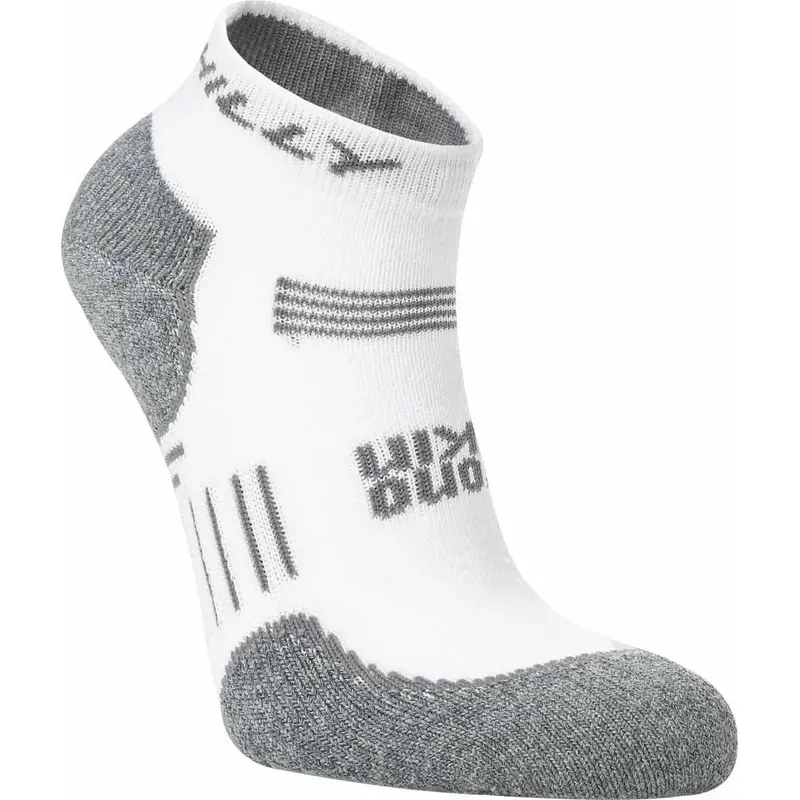 Hilly Supreme Max Quarter-Length Running Socks – Crisp White 1