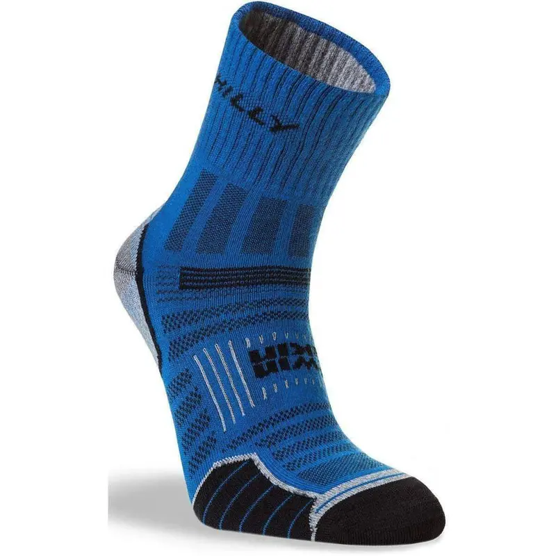 Hilly Twin Skin Anklet Running Socks – Blue 1