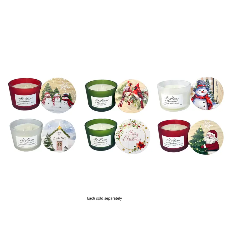 'Holiday Hearth' Scented 3-Wick Jar Candle With Wooden Lid – 12 Oz 1