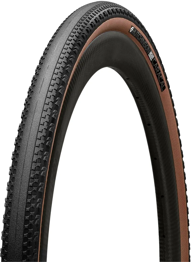 Hutchinson Caracal Gravel Tyre – Tubeless Ready, Tan Wall 1