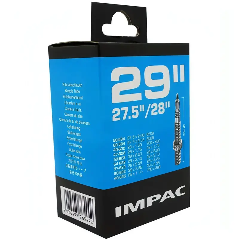 Impac Universal Presta Valve Inner Tubes – 29×1.5–2.35 Inch, Pack Of 2 1