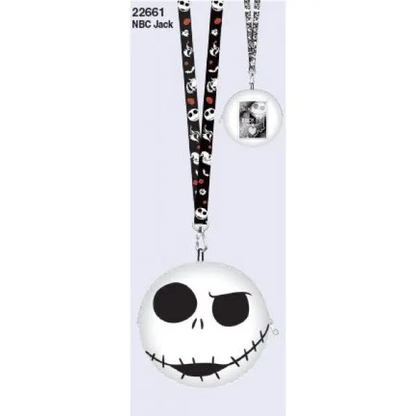 Jack Skellington Deluxe Lanyard With Pouch – Nightmare Before Christmas 1