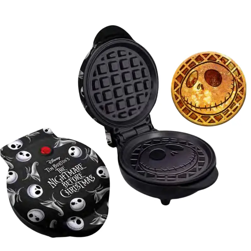 Jack Skellington-Themed Mini Waffle Maker For Fun Breakfasts 1