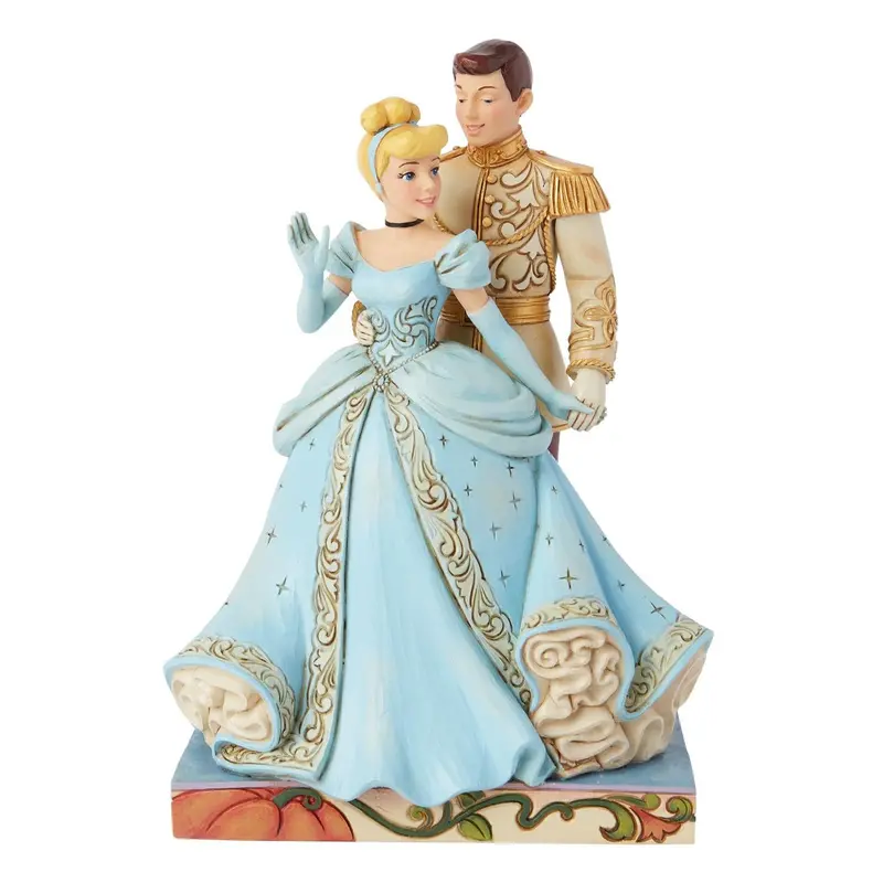 Jim Shore Disney Cinderella & Prince Charming Figurine – Hand-Painted Traditions Collection 1
