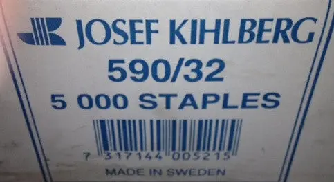 Josef Kihlberg Jk590-32 1-1/4-Inch Wide Crown Staples – 5,000 Per Box 1
