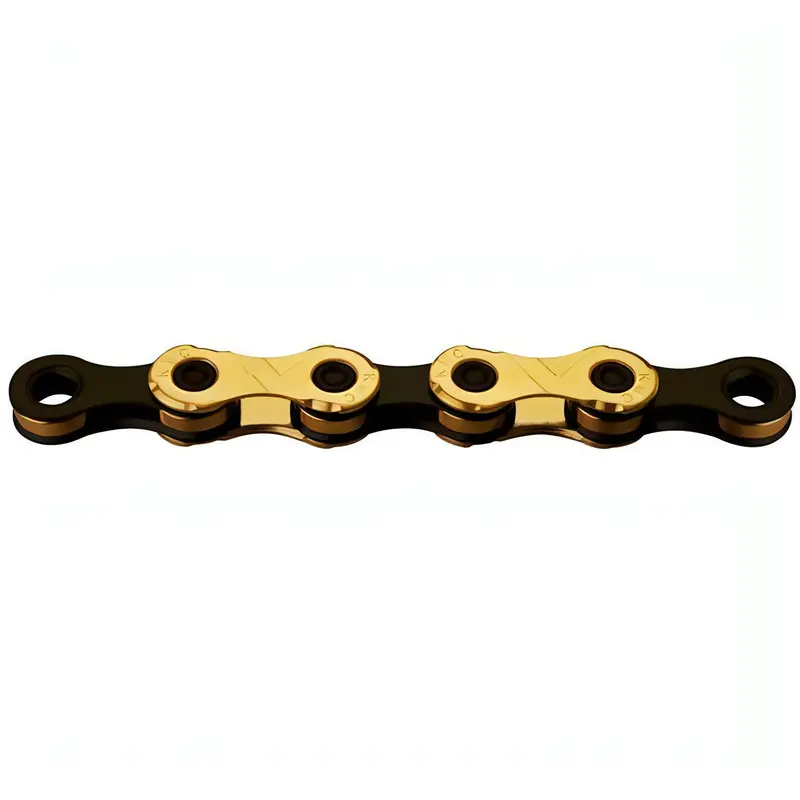 Kmc X12 Ti-N 12-Speed Chain – 126 Links, Gold/Black Finish 1