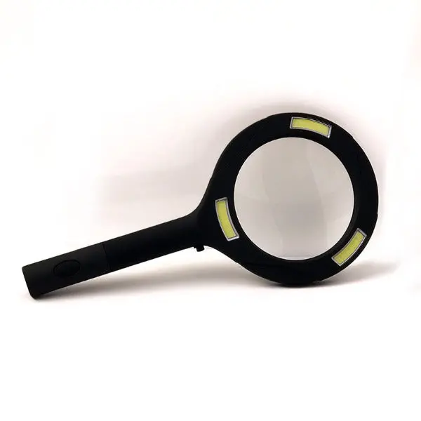 Led-Illuminated Magnifying Glass With Cob Light For Precision Viewing 1
