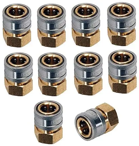 Legacy 9.802-166.0 – 3/8" Fpt Pressure Washer Quick-Coupler Socket, 10-Pack 1