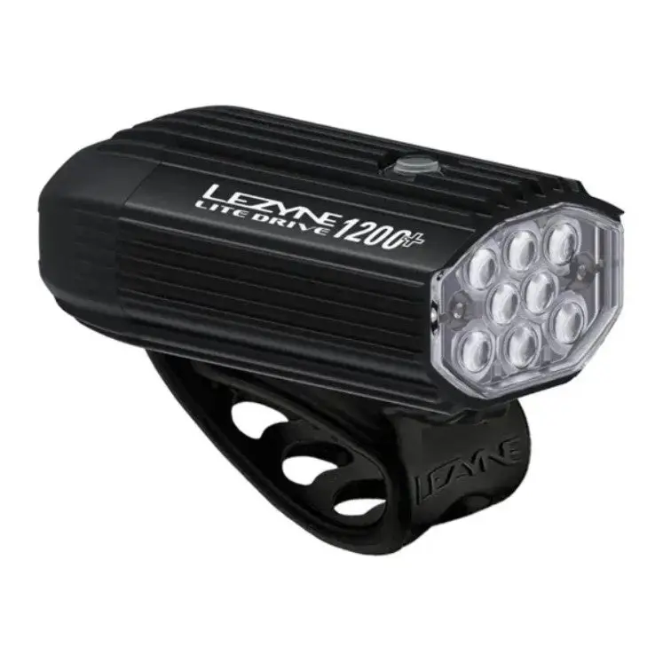 Lezyne Lite Drive 1200+ Led Front Bike Light – High-Output Rechargeable 1