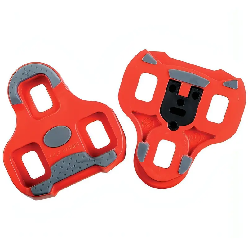 Look Keo Grip Cleats – 9° Float, Bold Red Accent 1