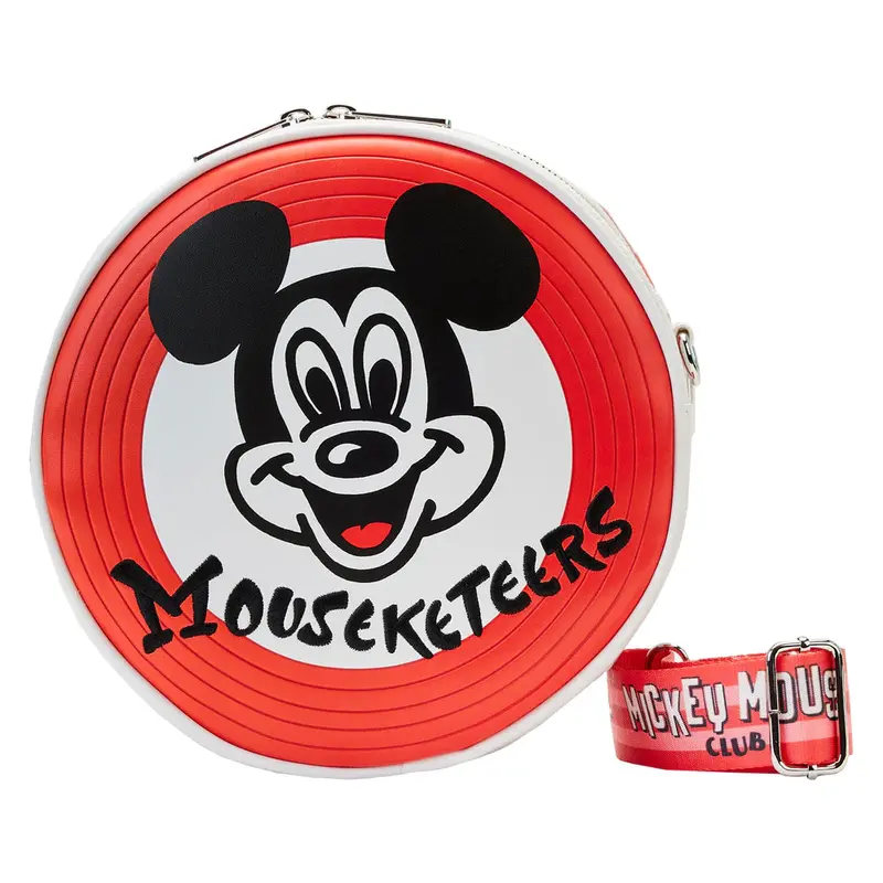 Loungefly Disney 100 Mickey Mouseketeers Crossbody Bag With Built-In Ear Holder 1