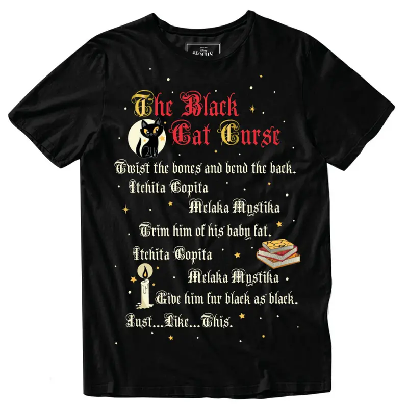 Loungefly Disney Hocus Pocus Halloween T-Shirt Featuring Thackery Binx 1