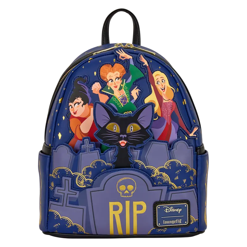 Loungefly Disney Hocus Pocus Sanderson Sisters Graveyard Mini Backpack 1