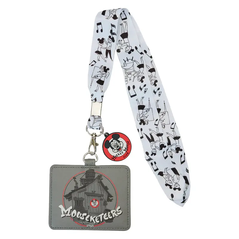 Loungefly Disney100 Mickey Mouse Club Lanyard With Id Holder 1