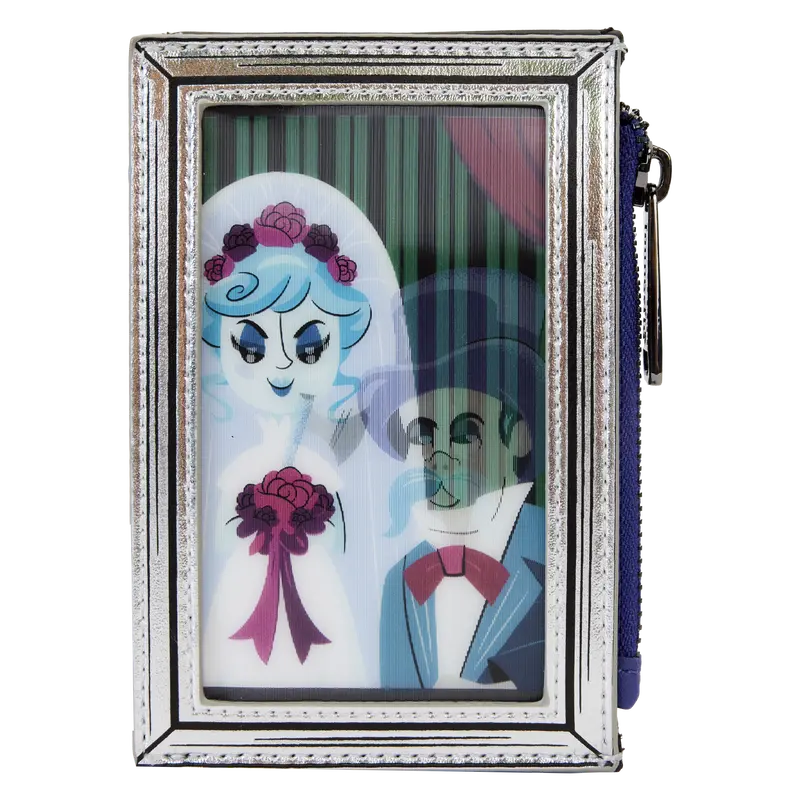 Loungefly Haunted Mansion Lenticular Card Holder – Black Widow Bride Portrait 1