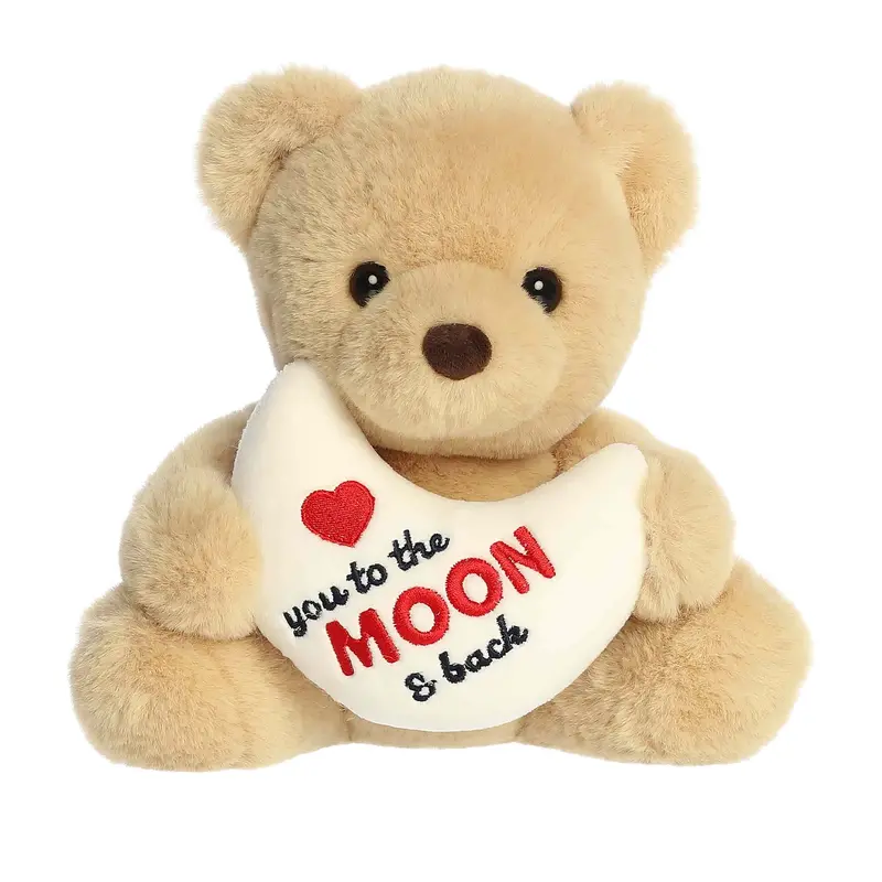 Love You To The Moon & Back Bear – 9-Inch Huggable Plush 1