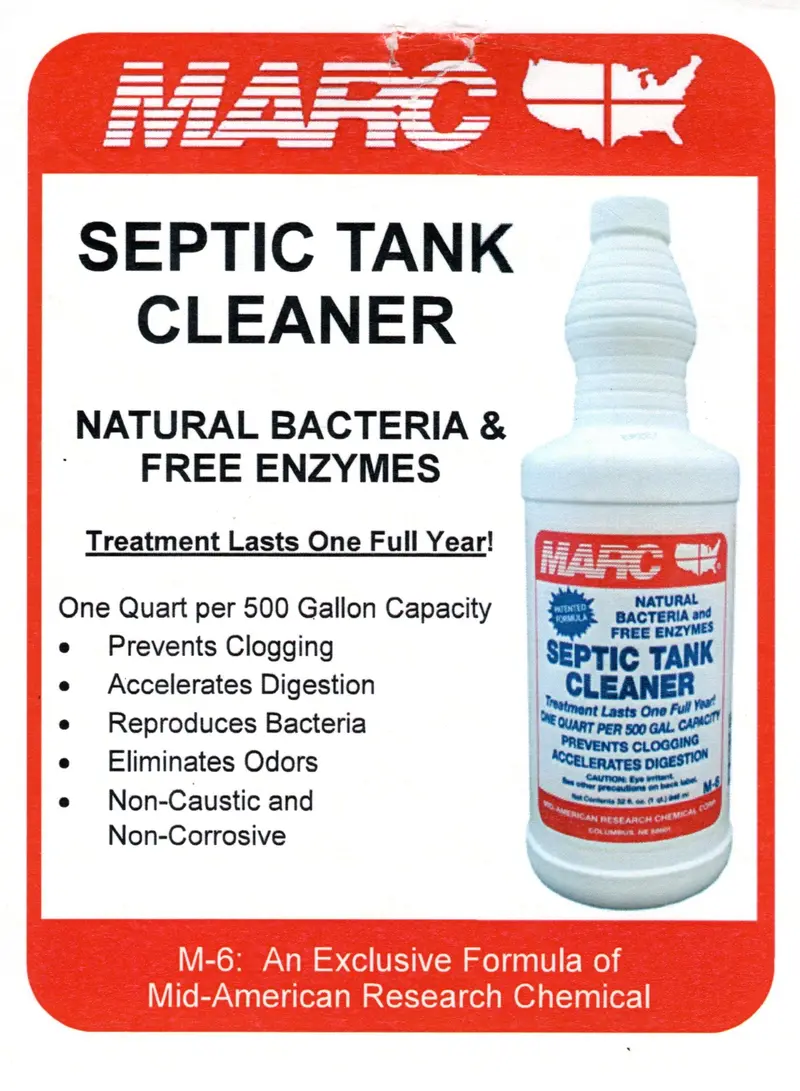 Marc 6 Septic System Cleaner – 32 Oz Biodegradable Formula 1