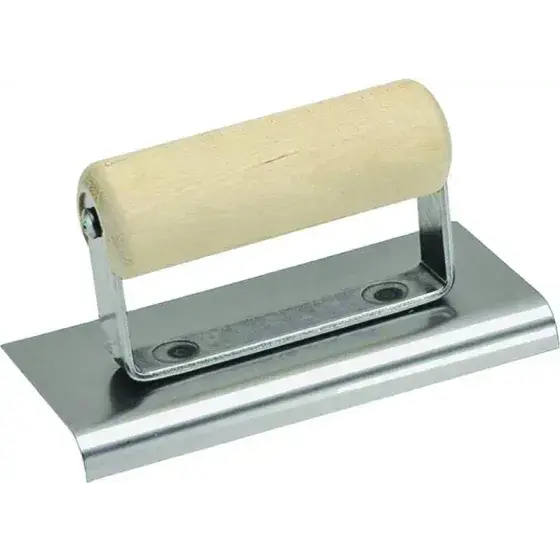 Marshalltown Ce514S Stainless Steel Hand Edger – 6" X 6" Qlt-Grade Edge Tool 1