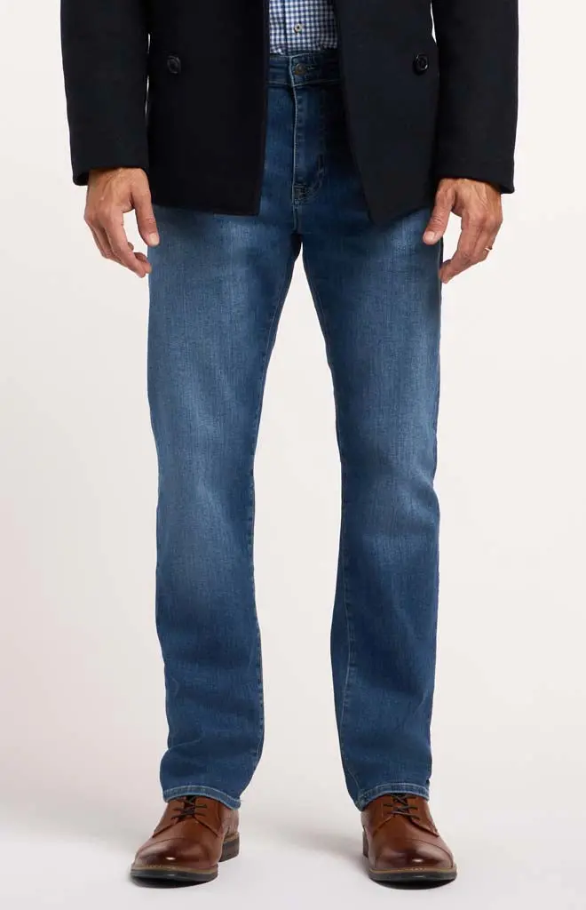 Mavi Zach Organic Cotton Vintage Straight-Leg Jeans 1