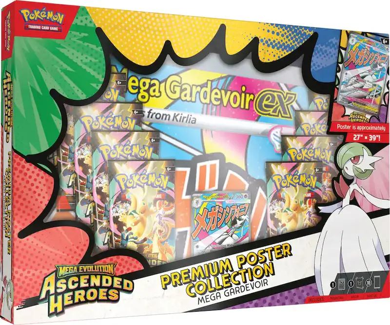 Mega Gardevoir Ascended Heroes Premium Poster – Limited Edition Art Print 1