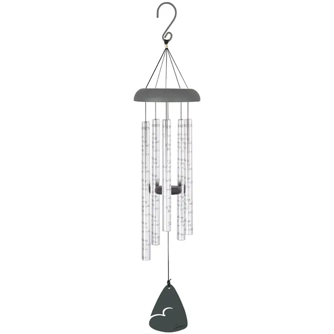 Memories Sonnet Wind Chime – 30" Elegant Memorial Outdoor Hanging Piece 1