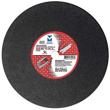 Mercer Abrasives 10" X 1/8" X 1" Metal-Cutting Chop Saw Wheel – 10-Pack (Model 600050) 1