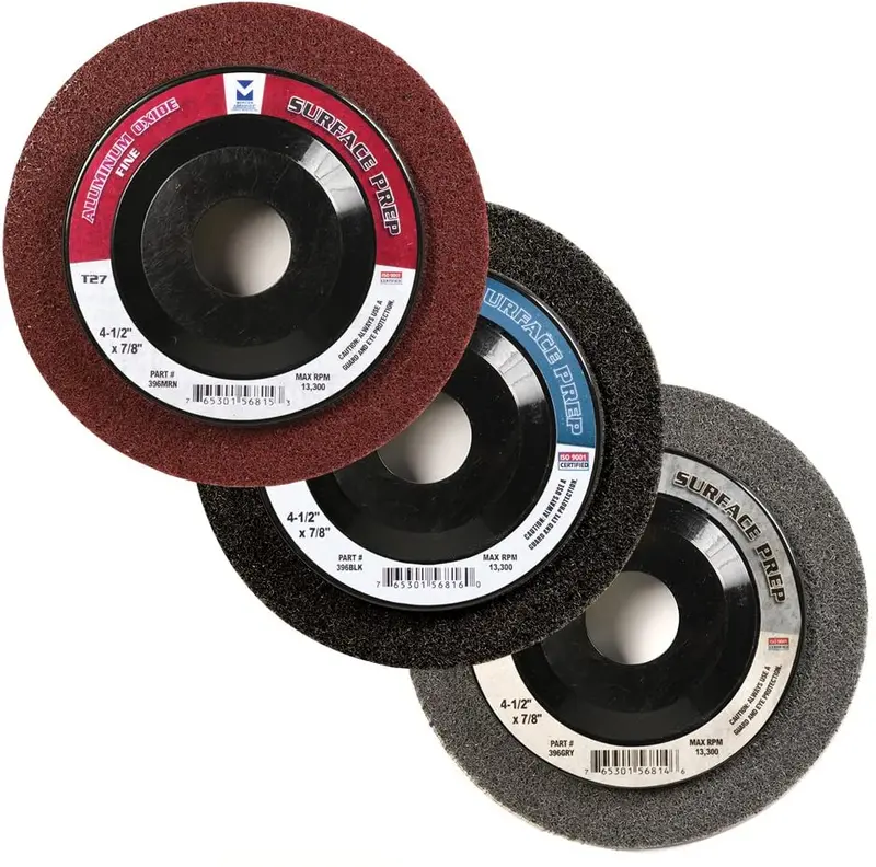 Mercer Industries Zirconia-Alumina Resin Fiber Grit Discs 1
