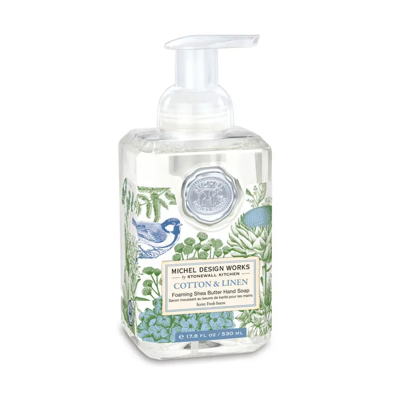 Michel Design Works Cotton & Linen Scented Foaming Hand Soap 1