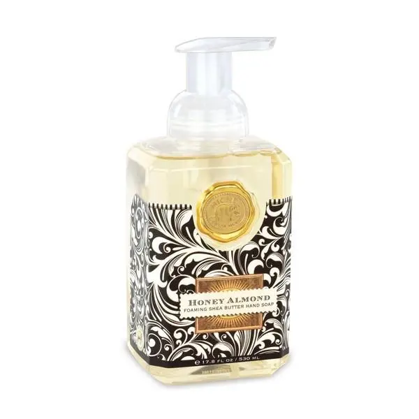 Michel Design Works Honey Almond Foaming Hand Soap – Botanical Scented Cleanser 1