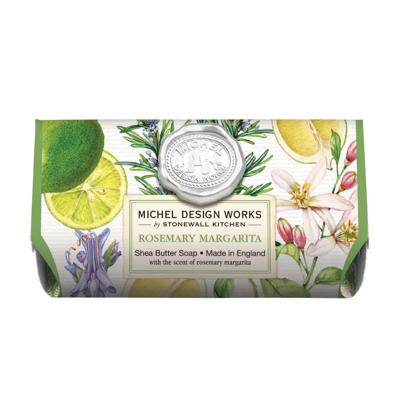 Michel Design Works Rosemary Margarita Scented Large Bath Soap Bar 1