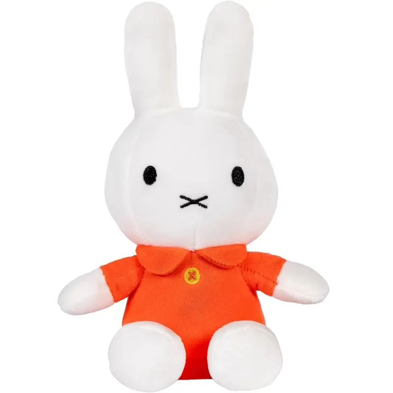 Miffy Beanbag Plush – 8" White Toy With Orange Dress 1