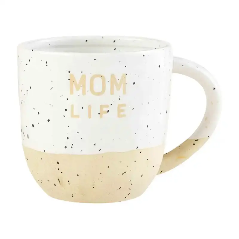 'Mom Life' Inspirational Ceramic Coffee Mug 1