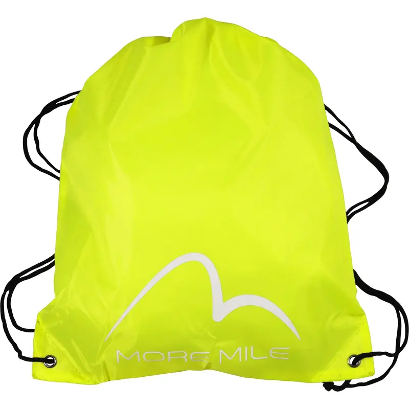 More Mile Logo Gym Drawstring Bag – Yellow 1