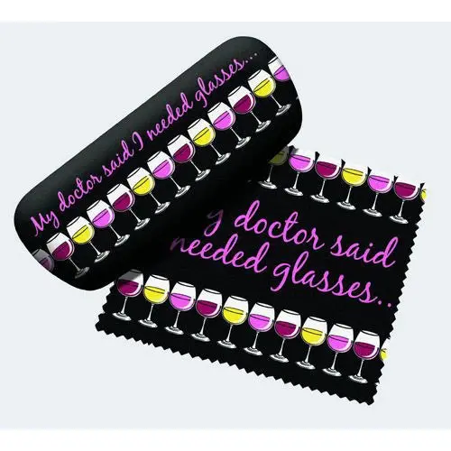 'My Doctor Said I Needed Glasses' Humorous Eyeglass Case 1