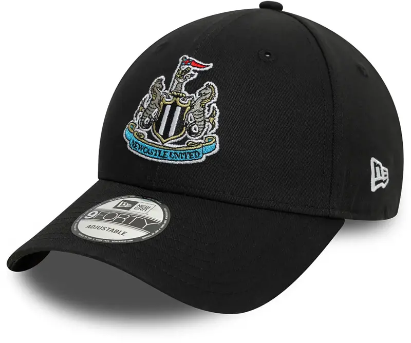 New Era Newcastle United Core 9Forty Adjustable Cap – Black 1