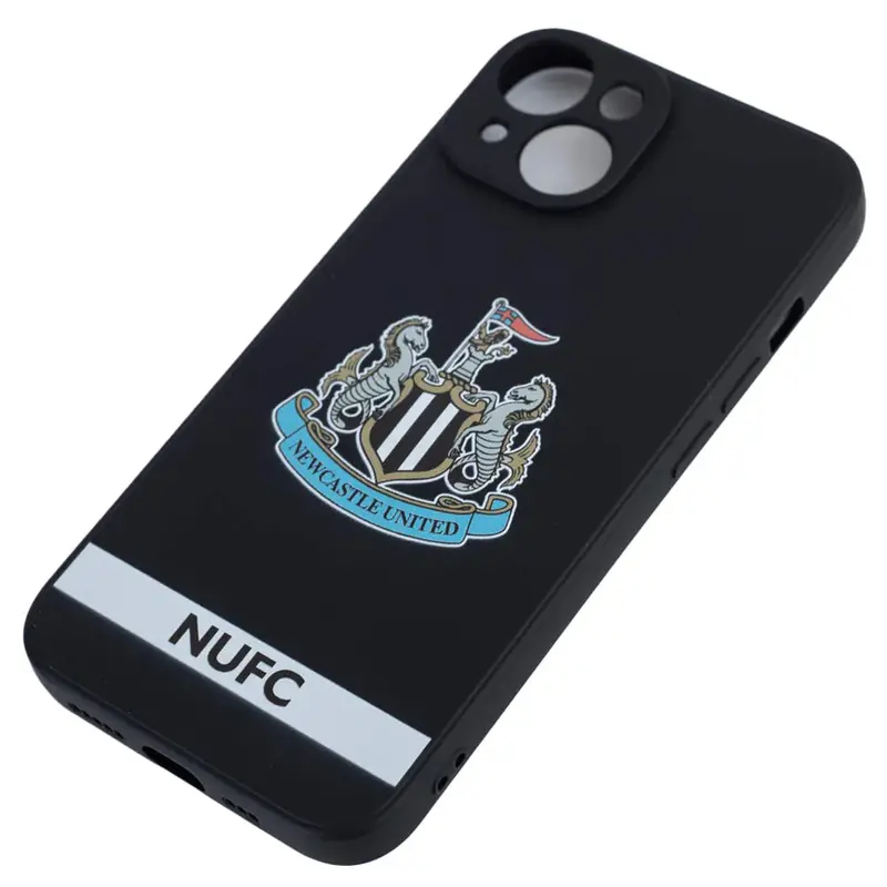 Newcastle United Iphone 15 Silicone Case Featuring Club Badge 1