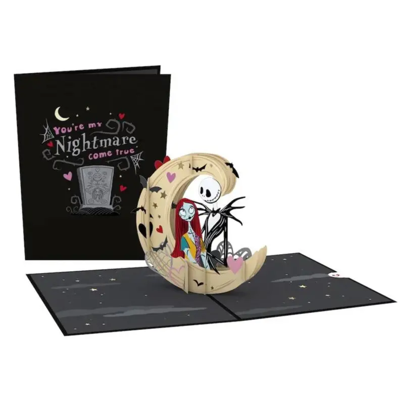 Nightmare Before Christmas Pop-Up Card – 'You Are My Nightmare, Come True' 1