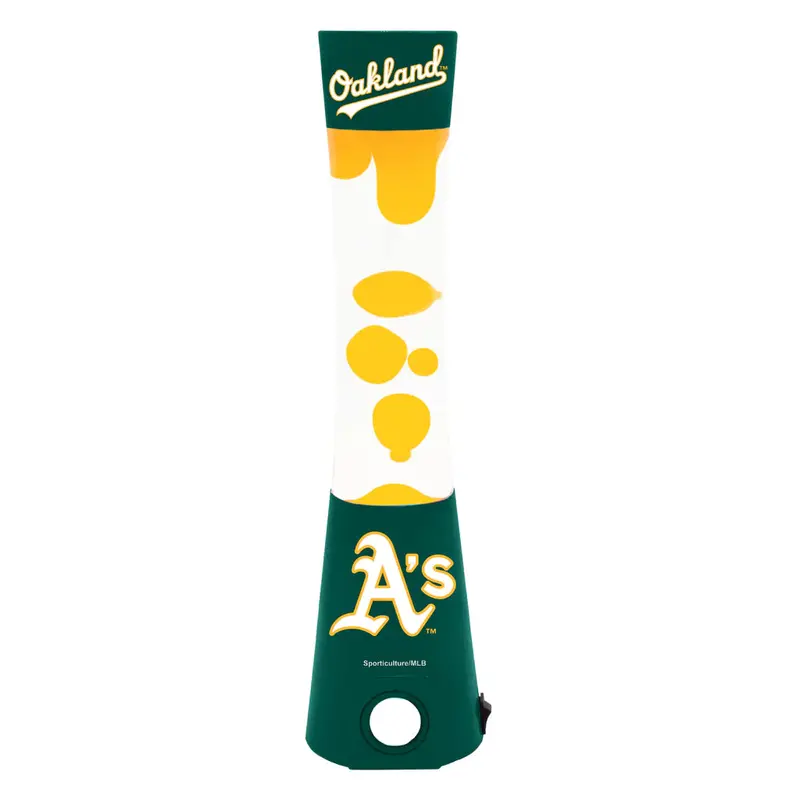 Oakland Athletics Magma Lamp Speaker – Team-Branded Night Light & Bluetooth Audio 1