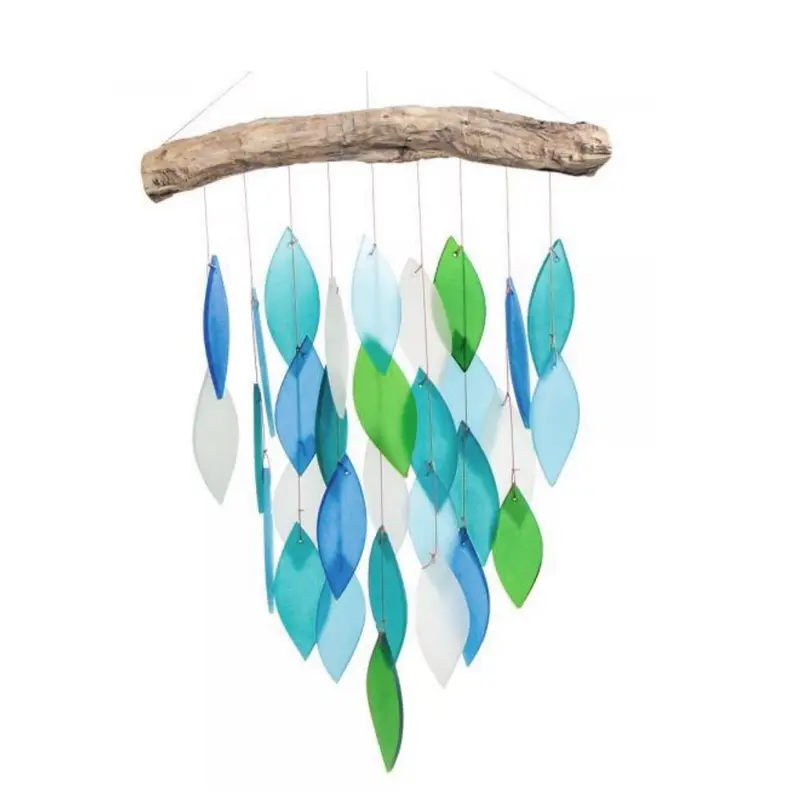 Ocean-Inspired Glass Waterfall Wind Chime 1