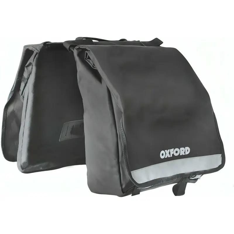Oxford C20 20L Double Pannier Bag For Bicycles – Black 1