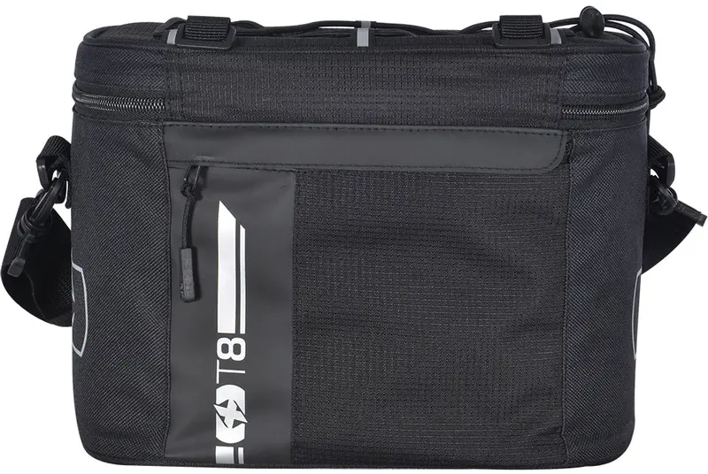 Oxford T8 Quick-Release 8L Handlebar Bike Bag In Black 1