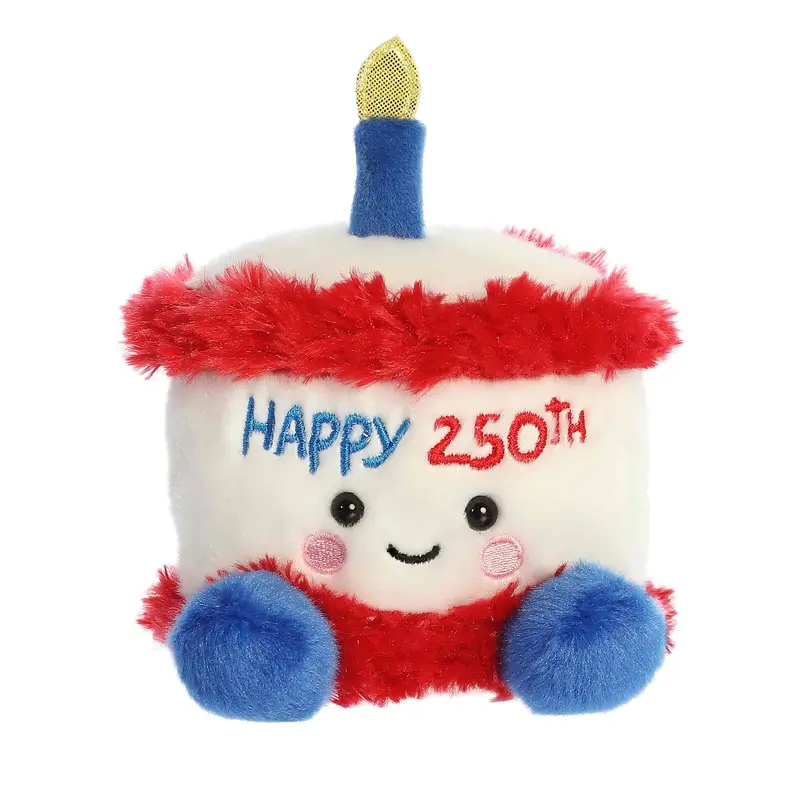 Palm Pals Happy 250Th America Birthday Cake Plush – 5 Inches 1