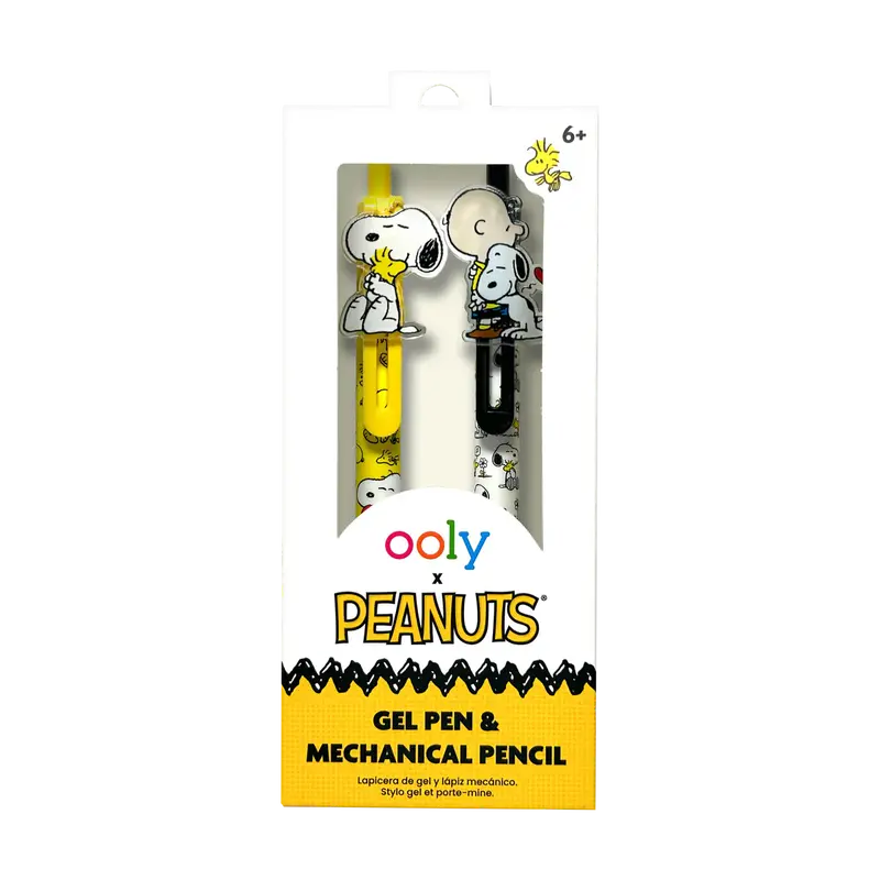 Peanuts Snoopy Gel Pen And Mechanical Pencil Duo Set 1