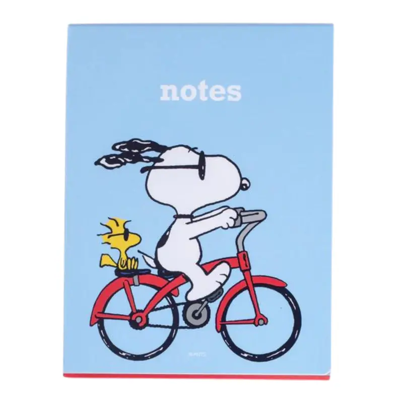 Peanuts Snoopy On Bike Pocket Notepad – Compact Hallmark Stationery 1