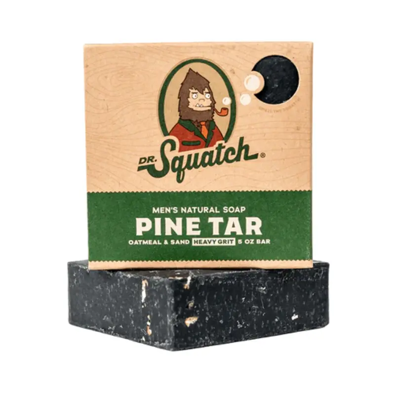 Pine Tar All-Natural Bar Soap For Men By Dr. Squatch – Earthy 1.39 Oz 1