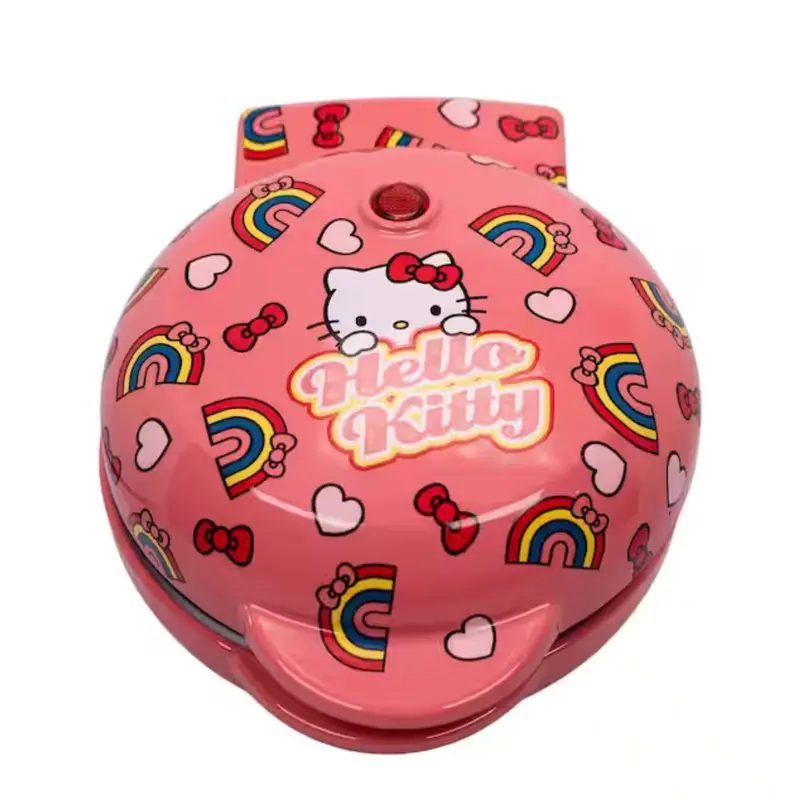 Pink Hello Kitty Mini Waffle Maker – American-Style 1