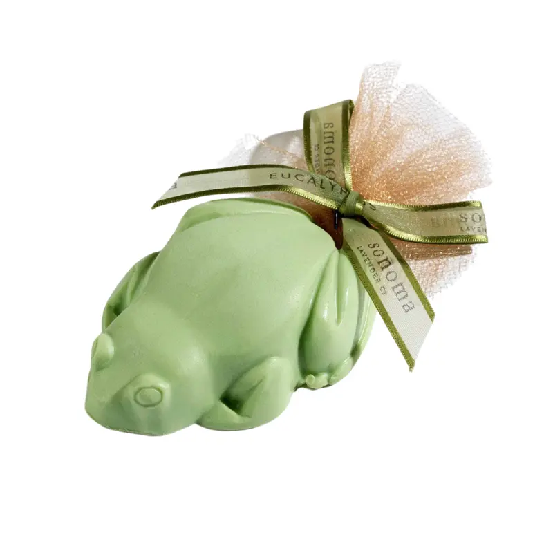 Playful Eucalyptus Frog Guest Soap For Guests (3 Oz) 1