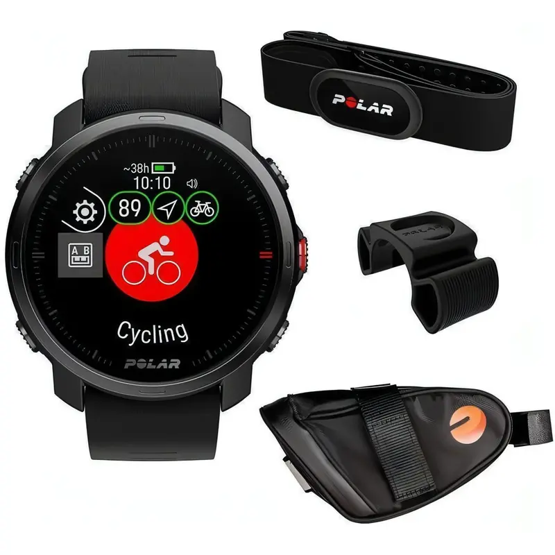 Polar Grit X Outdoor Gps Watch With Hrm – Cycling Bundle 1