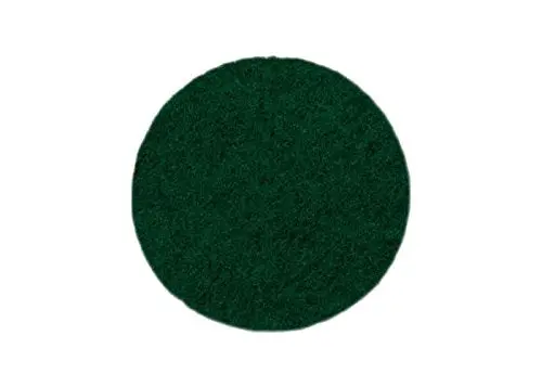 Powr-Flite Gr0517 Green Scrubbing Pads – 17-Inch Floor Machine Pad Set (5-Pack) 1
