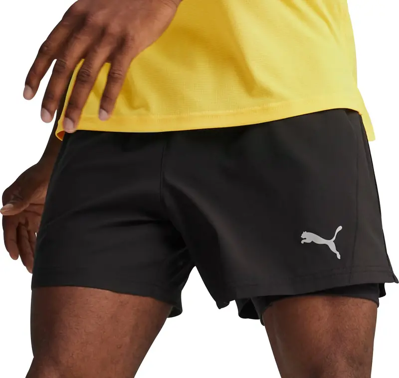 Puma Velocity Ultraweave 2-In-1 Men’S Running Shorts – Black 1